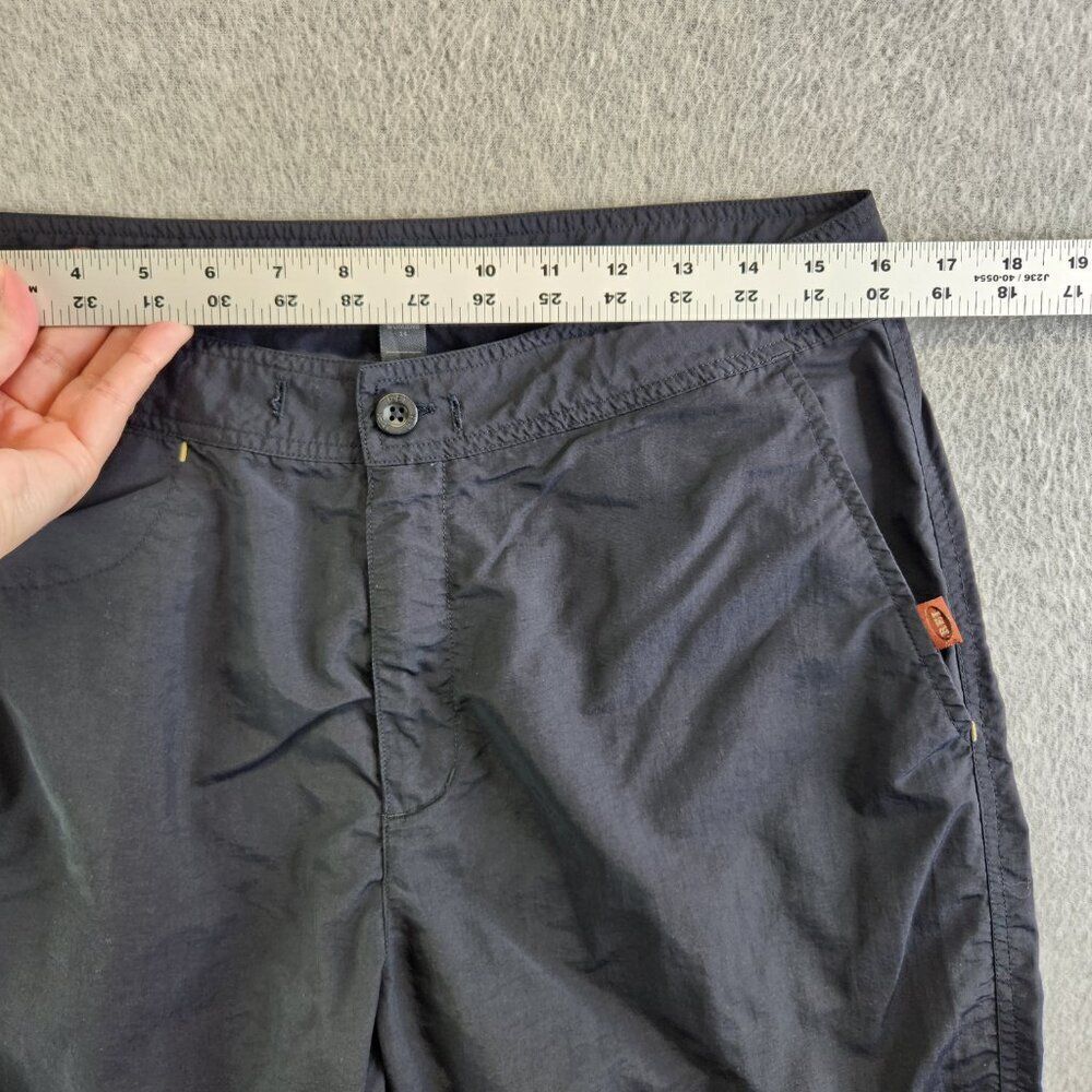 REI Pants Womens 14 Black Cropped Straight UPF 50 Backpacking Hiking Trails - Picture 11 of 16